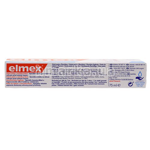 Фото Зубна паста Elmex Caries Protection Whitening, 75 мл № 2