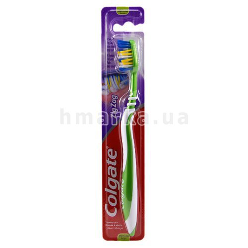 Фото Зубна щітка Colgate ZigZag середня жорсткість, 1 шт. № 1