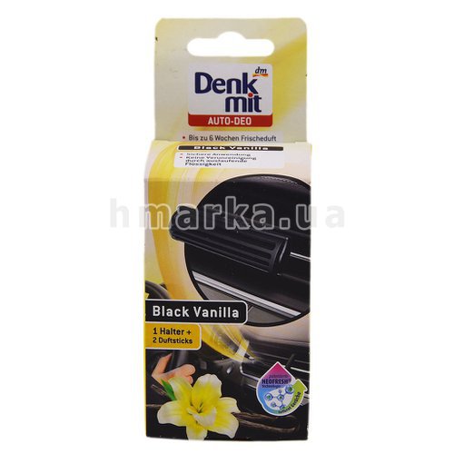 Фото Ароматизатор в машину Denkmit Black Vanilla № 1