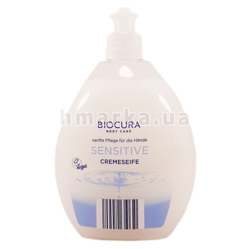 Фото Рідке мило Biocura Sensitive, 500 мл № 1