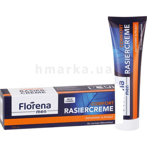 Фото Крем для гоління Florena MEN Комфорт, 100 мл № 1