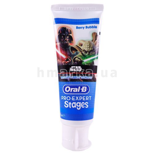 Фото Дитяча зубна паста Oral-B StarWars для дітей 75мл до 6 років № 1