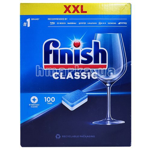 Фото Таблетки для посудомийної машини Finish Classic, 100 шт. № 1