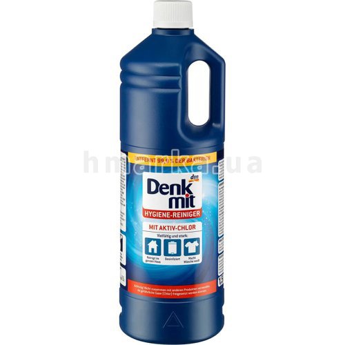 Фото Засіб для прибирання + відбілювач Denkmit Hygiene-Reiniger, 1,5 л № 1