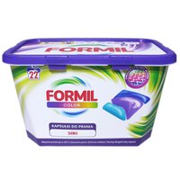 Капсули для прання кольорових речей Formil Color 3 в 1, 22 шт.