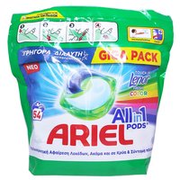 Капсули для прання кольорової білизни Ariel All in Pods, 54 шт.