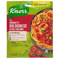 Соус Knorr для  приготування спагетті Болоньєзе з екстра травами, 42 г, 4 порції