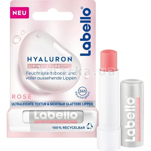 Фото Засіб для губ Labello Hyaluron Moisture Rosé, 4,8 г № 1