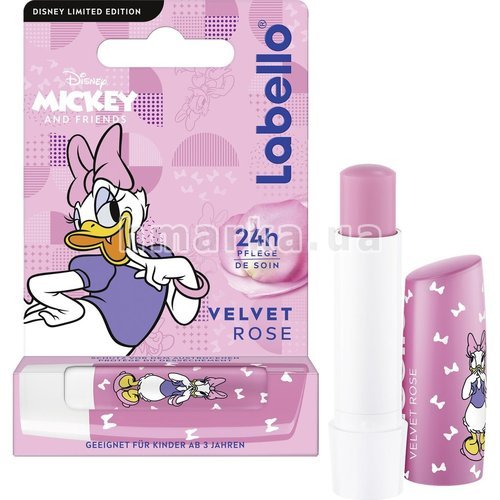 Фото Бальзам для губ Labello Disney Edition Оксамитова троянда, 4.8 г № 1