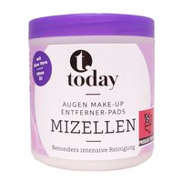 Подушечки для зняття макіяжу з очей з міцеляною водою Today,  100 шт
