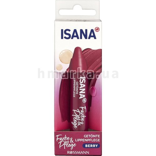 Фото Бальзам-стік для губ Isana Care Berry, 3,3 г № 1