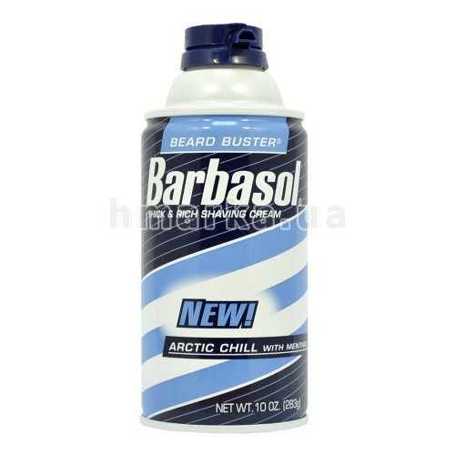 Фото Піна для гоління Barbasol Арктична прохолода з ментолом, 283 мл № 2