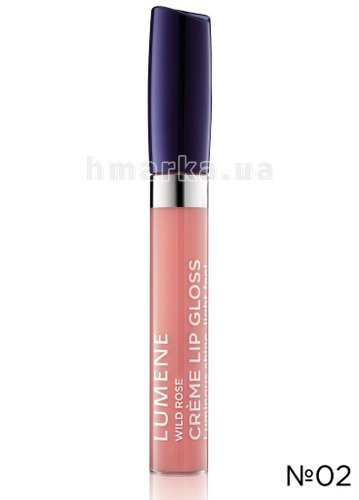 Фото Блиск LUMENE WILD ROSE CREME зволожуючий кремовий № 02, крем-брюле, 5 мл № 1