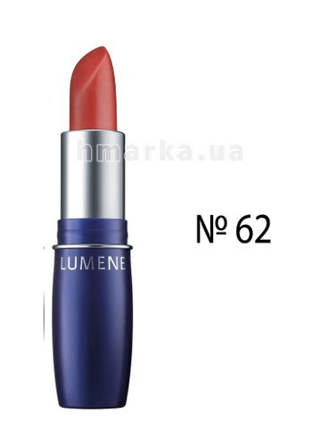 Фото Помада LUMENE WILD ROSE LIPSTICK с шипшиною, № 62 блідий червоно-рожевий, 3.8 г № 1