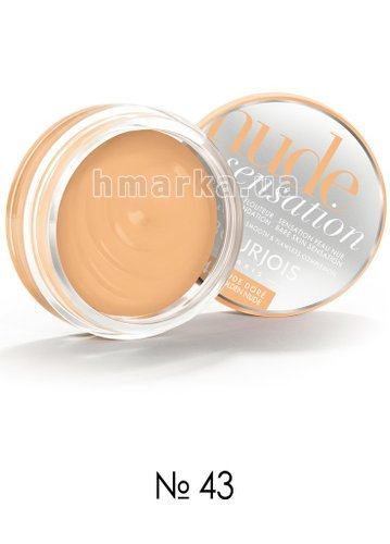 Фото Легка тональна основа Bourjois NUDE SENSATION, № 43 темний беж, 18 мл № 1